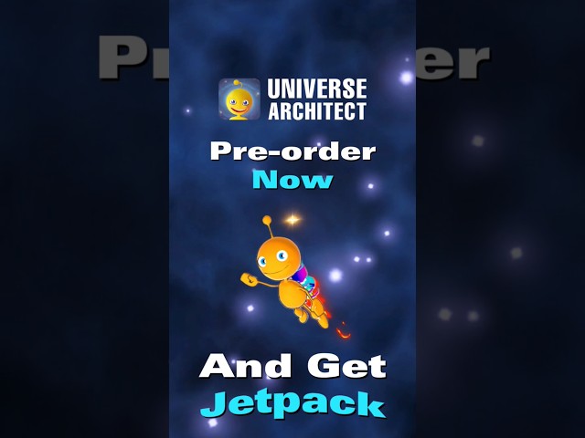 Universe Architect Teaser - game made with the Unity ECS! #unity #space #universe #cosmos #games