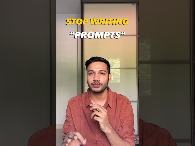 Stop Writing Prompts, Use this Free Tool Instead #ai #promptengineering #aitools