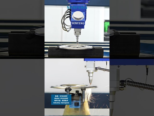SF3020MF 3D 5 Axis Laser Cutting  Aerospace Part Cutting