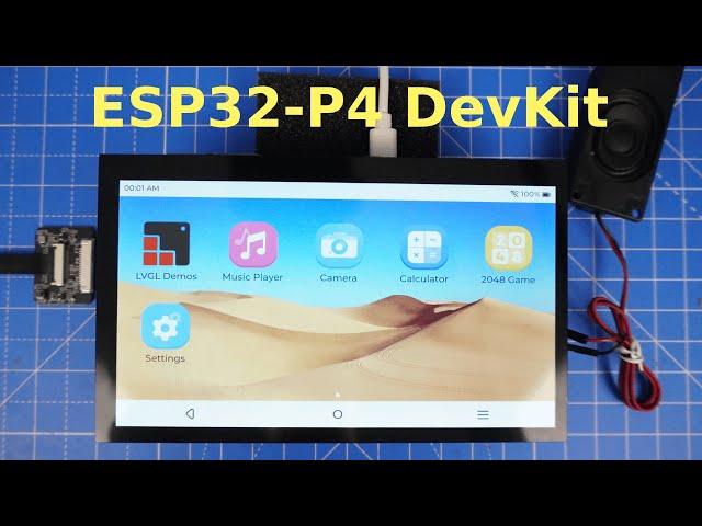 New ESP32-P4 DevKit, unboxing & MIPI-DSI 1280x800 Demo