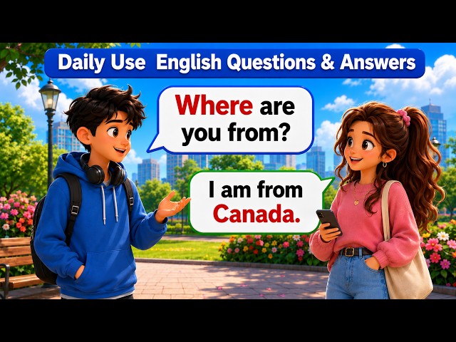 English Speaking Practice for Beginners | Daily Life Conversation