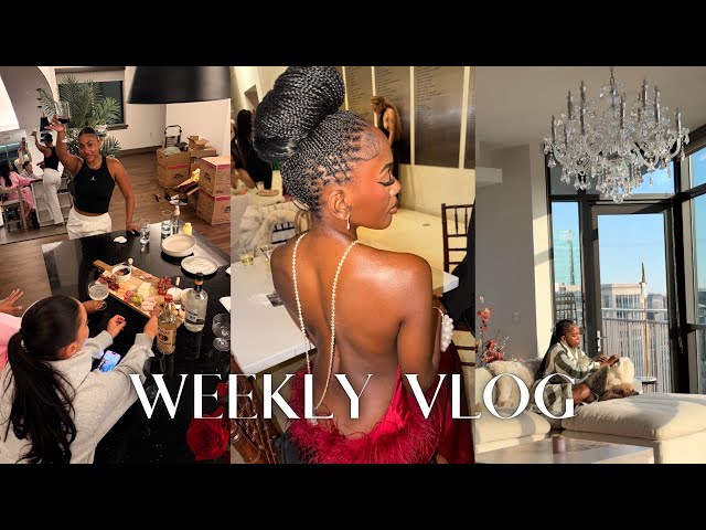 WEEKLY VLOG LIVING SINGLE IN DALLAS| BUILDING COMMUNITY, DYING MY NATURAL HAIR, GETTING $500 BRAIDS