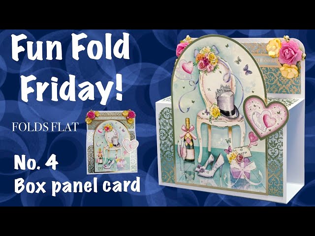 Fun Fold Friday No.4 Box Panel card. How to make a card  | DIY