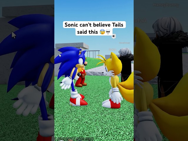 TAILS WAS OUT OF POCKET 😰💀 #roblox #funny #sonic