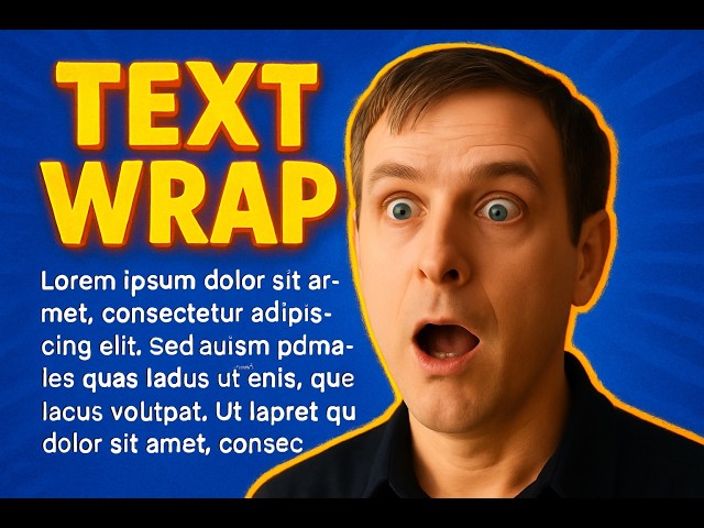 Apple Keynote Text Wrap Magic Trick