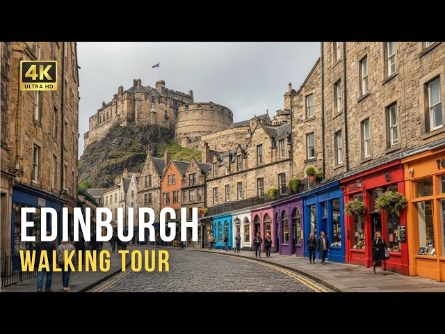 Edinburgh, Scotland Walking Tour 4K | Old Town & Calton Hill
