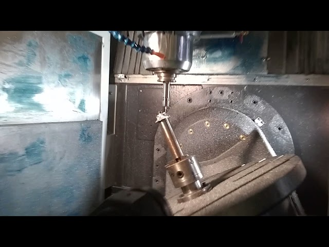 #creo parametric #4+1 axis #compressor wheel #high speed machining.#impeller machining