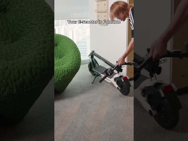 The e-scooter you can actually take everywhere. 👀 #fiido  #escooter  #escooterlife #carfreeday