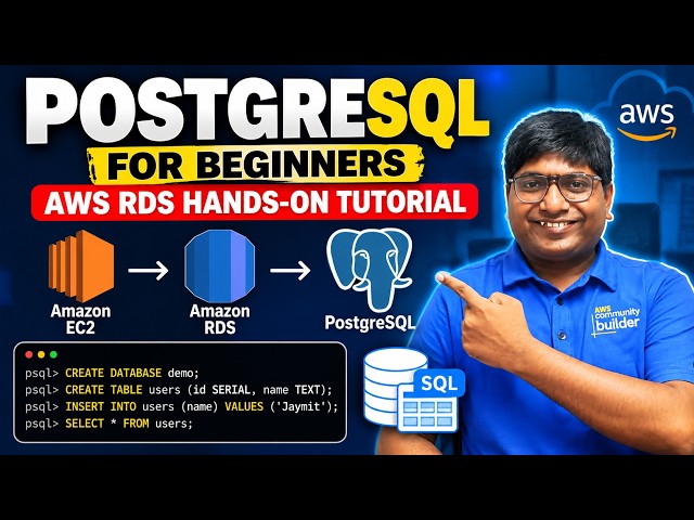 PostgreSQL for Beginners | AWS RDS Hands-On Tutorial