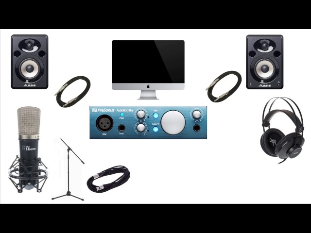What equipment do I need to setup a budget home studio? (April 2017)