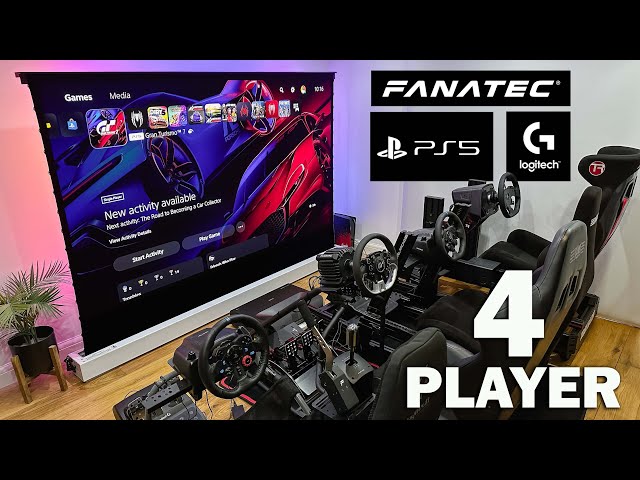 Gran Turismo 7 Ultimate 4 PLAYER Split Screen RACING WHEEL Setup