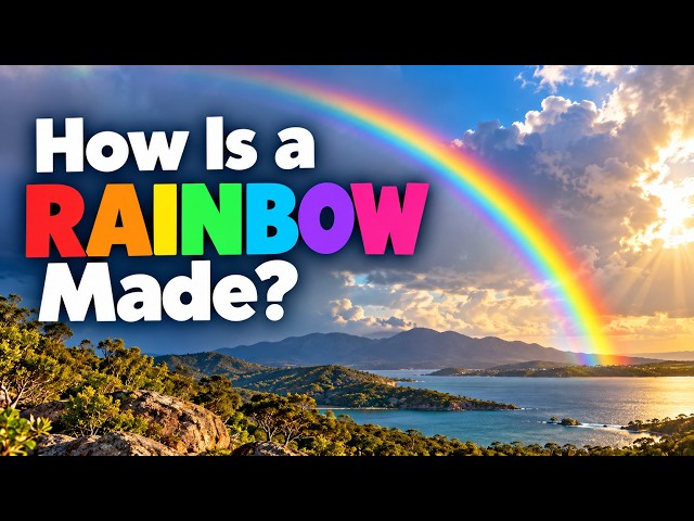 How Is a Rainbow Made? 🌈 | The Science of Light #Rainbow #HowRainbowsForm #Light #Refraction