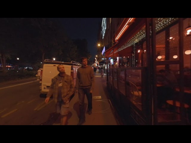 Paris Tourism - Pigalle by night - VR180