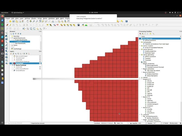 #58 QGIS - How to transform a rasterlayer