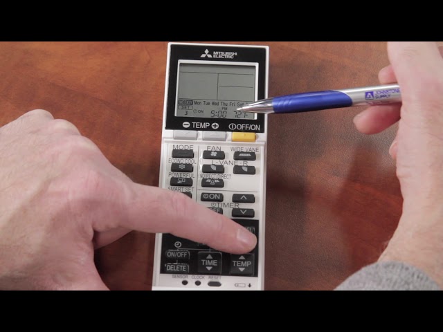 Mitsubishi MSZ-FH Remote (SG15H) - Weekly Timer Programming