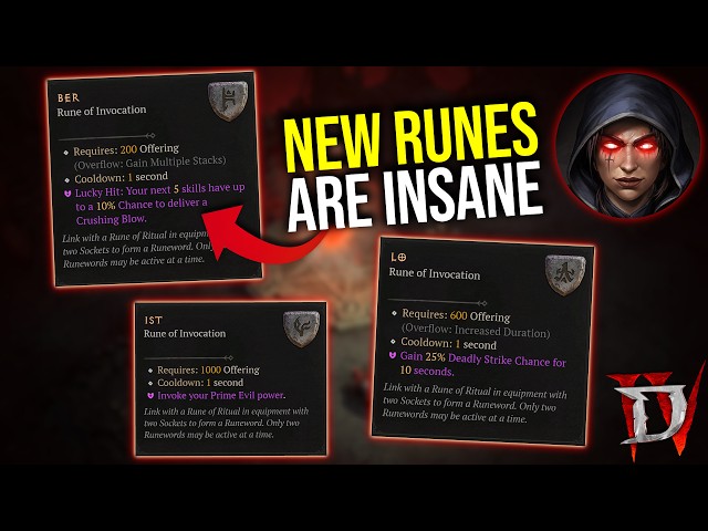 Diablo 4 - These New Runes are CRACKED