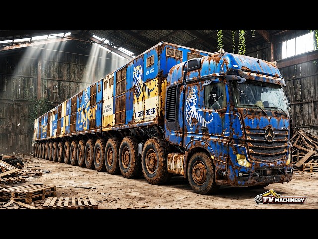 20 Years Abandoned: Can This Massive Rusted Cargo Truck Really Run Again at Last?