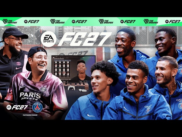 FC 27 🎮 Our Parisians give The Grounds a go with Nico Colombien and Hakim Jemili 🤣
