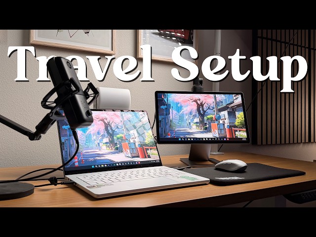My Perfect Travel Desk Setup