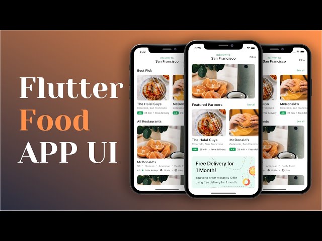 Food App UI - Flutter - Speed Code