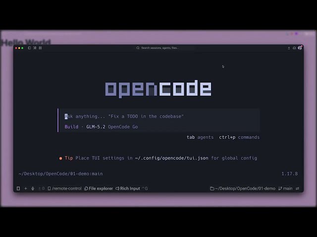 [S3/L08] OpenCode: Software Developer Guide - Optional | Different results by agent