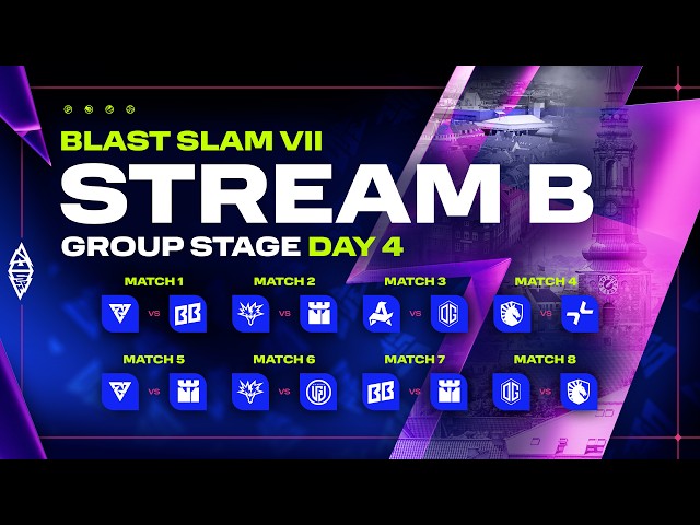 [B] BLAST SLAM VII: Copenhagen, Group Stage, Day 4 - Dota 2 LIVE