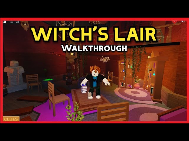 Roblox ANOMALY: ESCAPE ROOM WITCH'S LAIR Walkthrough