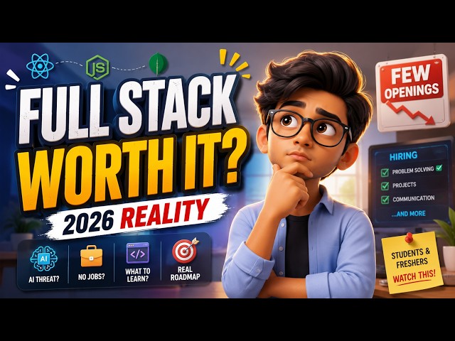 How to Become a Full Stack Developer in 2026 Telugu | Real Hiring Roadmap