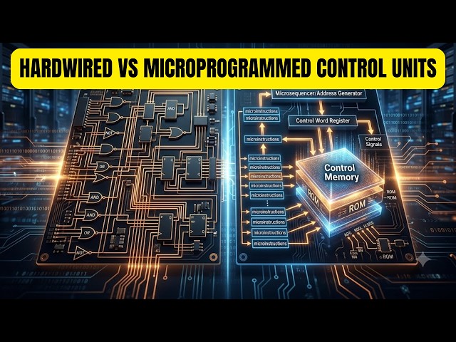 Hardwired vs Microprogrammed Control Unit Differences