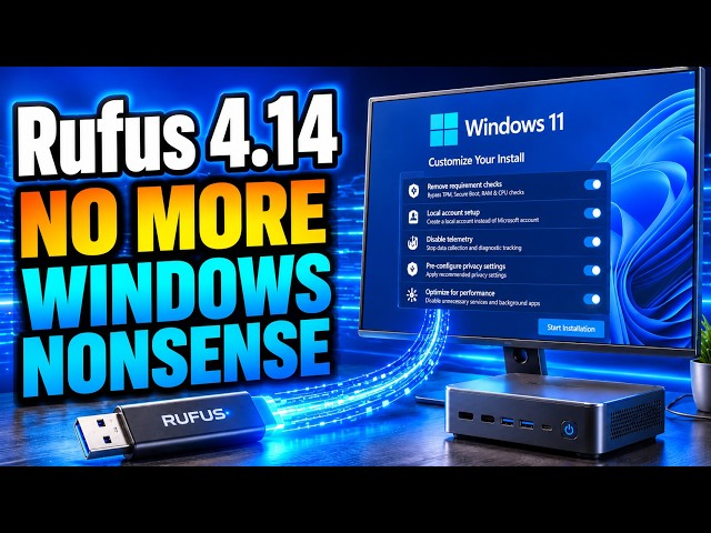 Rufus 4.14 Just Got Released | Windows 11 Installs Will Never Be the Same