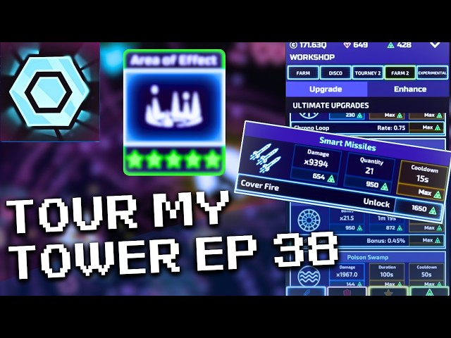 Tour My Tower Ep. 38 | New Card Mastery! (The Tower Idle Tower Defense)