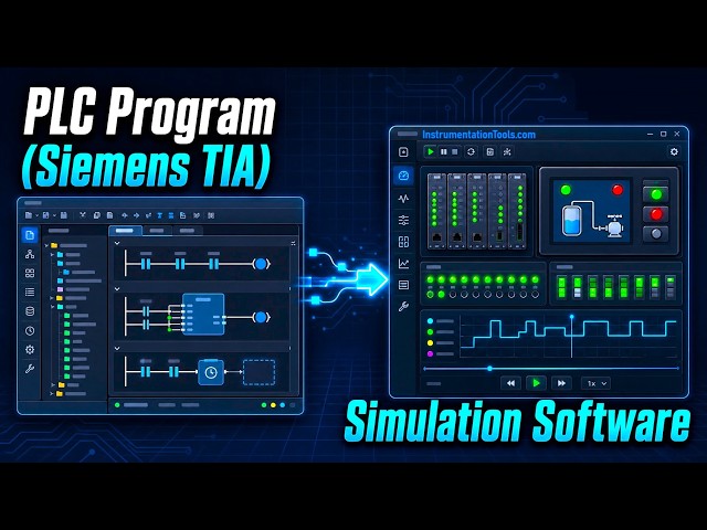 PLC Program (Siemens TIA) with Simulation Software