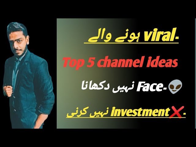 top 5 ideas of YouTube channel