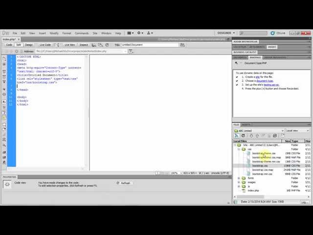 Adding Twitter Bootstrap 3 to a web page