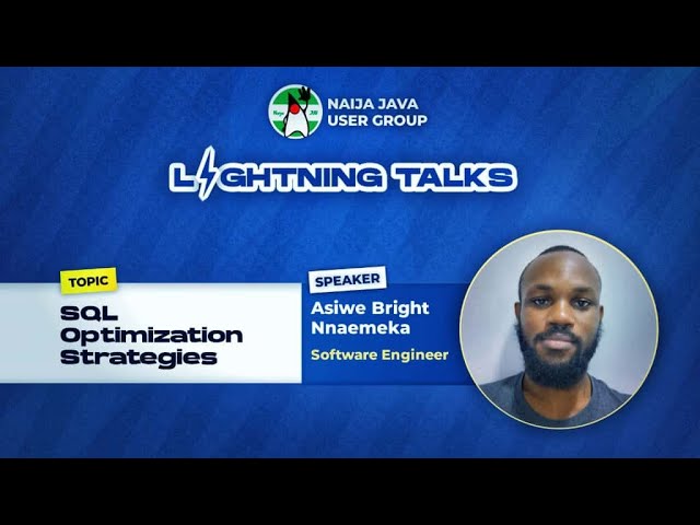 Sql Optimization Strategies: NJUG LTS 9 Oct 7 2025