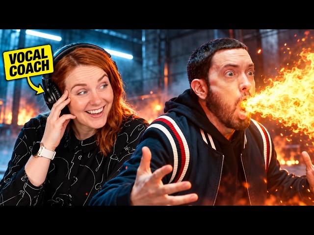The Fastest Rap I’ve Ever Heard! | Vocal Coach Discovers Eminem’s 'Godzilla' ft. Juice WRLD