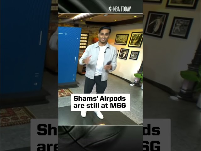 Shams needs help finding those AirPods!