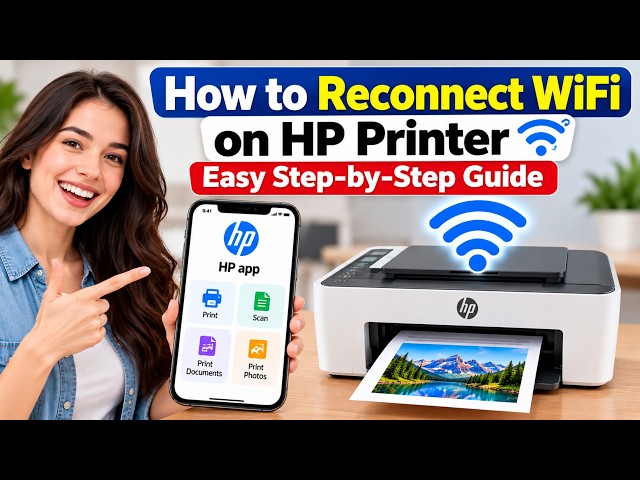 How to Reconnect WiFi on HP Printer – Easy Step-by-Step Guide