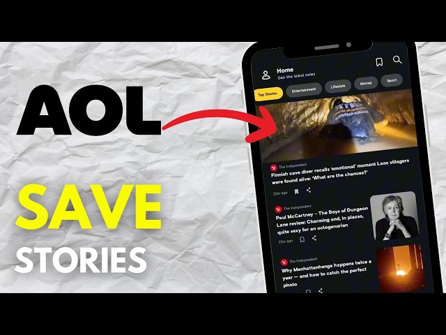 How To Save Stories In AOL Mail App (Full Guide)