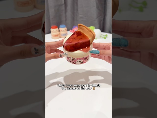 @pilotslimeshop slime review! ft. black cheery cheesecake 🍰 #slimeasmr #slimechannel #satisfying