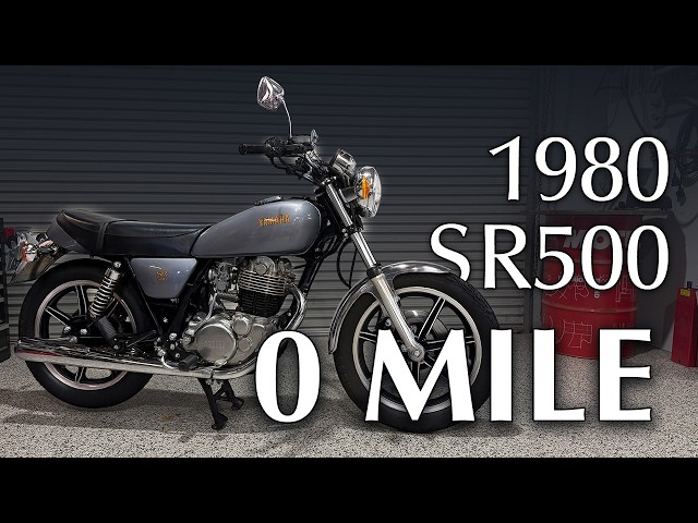 SR500 time capsule, zero mile barn find | Purpose Built Moto