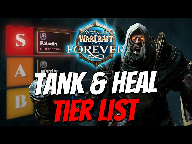 WoW Forever Tank & Healer Tier List | Best Tank and Best Healer for Level 60 (Prediction)