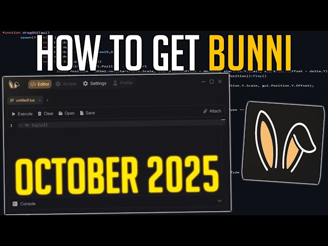 BUNNI ROBLOX EXPLOIT/EXECUTOR | HOW TO DOWNLOAD, INSTALL & EXECUTE SCRIPTS ON ROBLOX OCTOBER 2025!