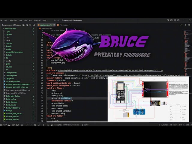 ESP32-S3 + ST7789 Touchscreen | Bruce Firmware Support & Flashing Guide