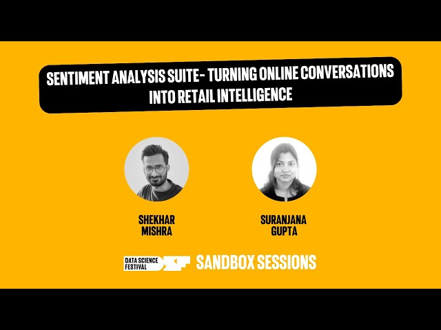 Sentiment Analysis Suite – Turning Online Conversations into Retail Intelligence