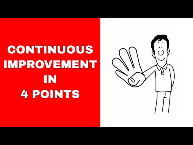 What is Continuous Improvement - 4 Points to Create the CI culture.