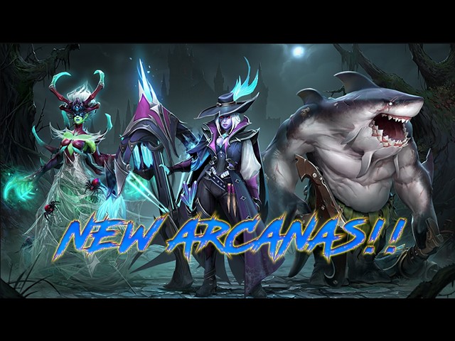 NEW DOTA 2 ARCANA TREASURE - TROVE OF TERROR - SETS PRESENTATION