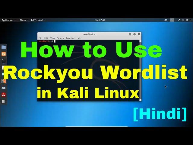 How to Use RockYou Wordlist in Kali Linux