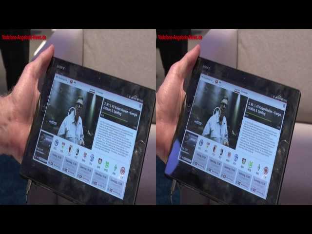 3D-Video: Sky Bundesliga und mehr für Vodafone Mobilfunk Kunden via Tablet oder Smartphone