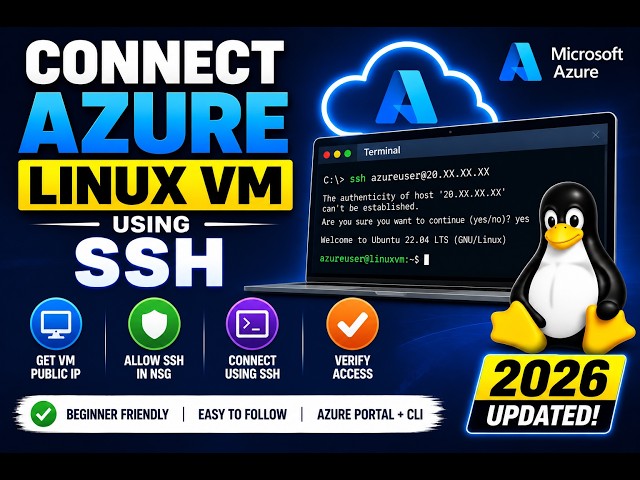 Connect Azure Linux VM Using SSH in Minutes | Easy 2026 Tutorial